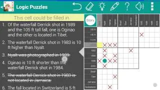 How to solve logic grid puzzles on Android