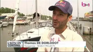 Thomas De Dorlodot : le tour du monde en voilier pour trouver les meilleures spots de parapente