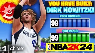 How To Make The Best Dirk Nowitzki Build on NBA 2K24!