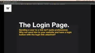 Weby'nar Snippet: The CMS Login Page