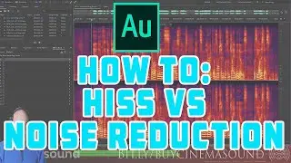 Adobe Audition How To: Hiss Vs Noise Reduction