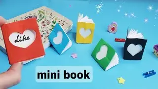 📚How To Make a Mini Book  // Notebook From One Sheet of Paper