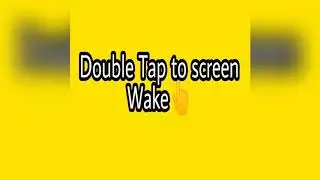 #doubletaptoscreenwake Techji Info Uploaded : Double tap to sacreen wake in redmi smartphones