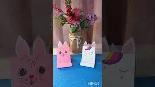 Оригами из бумаги# Туториал# Подставка для телефона📲# 🐱🐾