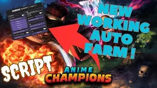 Anime Champions Simulator Script GUI | Auto Farm | New Working Script