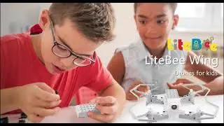 LiteBee Wing edukatívny dron kompatibilný s Legom