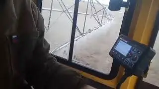 Опрыскиватель "Рубин" . Первый выезд на поле .
