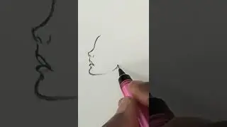 How To Draw Face For Beginners#shorts #drawing #art #pencildrawing #ytshorts #girl  #face