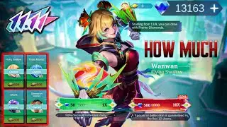 I spent 4.5k Diamonds in the 11.11 Event and look what i got