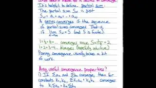 Convergence of Series