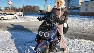 Обзор скутера Promax Stalker Army EFI 240, 200 кубов на инжекторе