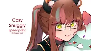 ✨ Cozy Snuggly  - VTuber Speedpaint