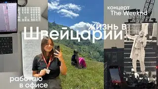 Моя стажировка в Швейцарии, концерт The Weeknd, день в горах