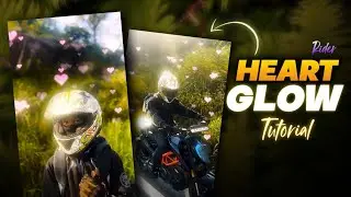 Trending Biker Glow Heart  Effect Reels Editing | Biker Reels Video Editing Tutorial ~ Capcut ⚡