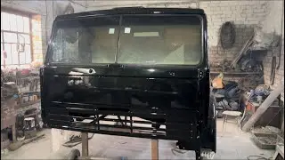 НОВАЯ КАБИНА КАМАЗ 55111. КУПИЛ ЛЭД ФАРЫ ЕВРО КАМАЗ/МАЗ