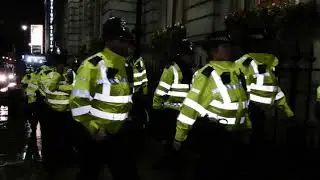 Shortage Of Cops? Trafalgar Square - Uk Protest