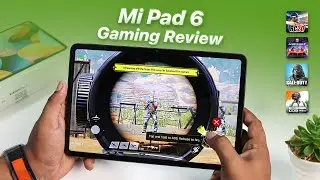 Xiaomi Pad 6 Detailed Gaming Review🔥 BGMI, PUBG, COD, Asphalt 9, Real Cricket 22 🎮🔥