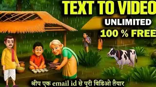 How to make cartoon video from AI | Text to video free | AI video generator | AI video kaise banaye