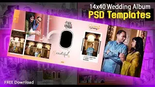 14x40 Wedding Album psd free Download 2024 | PARIDHI artography