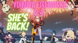 C0 YOIMIYA MACHINE GUN 2.0 - Which team variation is best? - 2.4 Abyss showcase | Genshin 2.4