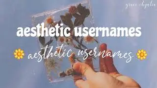 50++ aesthetic username idea inspired | ig, rp, wa, tele
