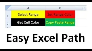 Excel Automation in UiPath: 5 | Select Range, Range Color, Get Cell Color and Copy Paste | UiPath
