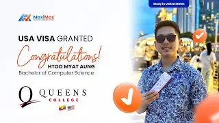 USA F1 Visa Approved သွားတဲ့ ညီလေးရဲ့ Feedback 🥰