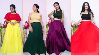 Amazon skirts & crop top haul | Amazon fashion haul | Long skirts | crop top