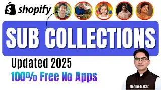 How to Create Sub Collections & Collection Sliders in Shopify Updated 2025