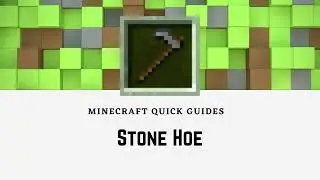 How to make a Stone Hoe in Minecraft
