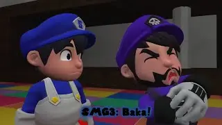 SMG4 Puzzlevision Movie Clip: SMG3 Saying “Baka”