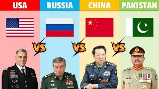 USA vs Russia vs China vs Pakistan Military Power Comparison 2023 | Military Power Comparison 2023