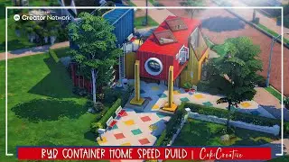 RYB Container Home | Sims 4 Speed Build w/ Voiceover