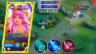 NOVARIA BEST 1 SHOT BUILD IN SOLO RANKED! 100% BROKEN DAMAGE | MOBILE LEGENDS