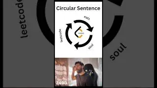 Leetcode 2490. Simple and Easy | Circular Sentence #Coding #DSA #Maths