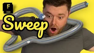 How to sweep in Fusion 360