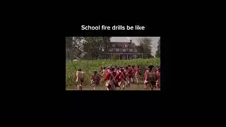School fire drills be like 