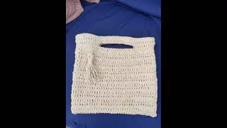 Bolsa de crochê fácil