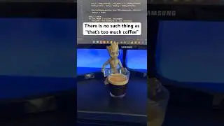Groot approves coffee 👌 