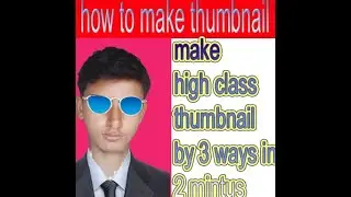 how to make thumbnail
