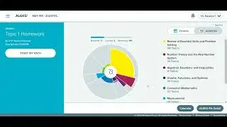 Tour of ALEKS - After Taking Initial Knowledge Check