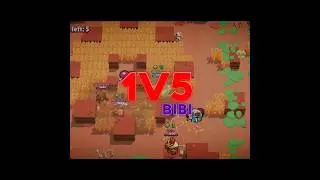 1 V/S 5 Bibi  #shorts #brawlstars #viral #brawlstarsshorts