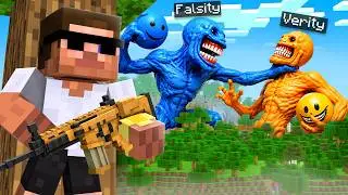 Verity and Falsity Attacked Our Village in Minecraft..