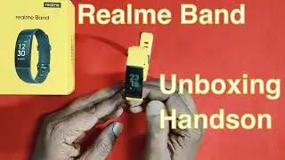 Realme Band - Unboxing, Handson and First look; Fitness band for Rs. 1499 #RealmeBand