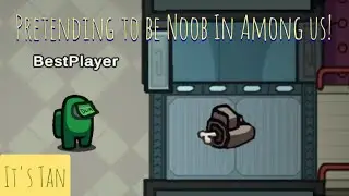 Pretending To Be Noob In Among Us 😂