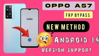 Oppo A57 New FRP Lock Bypass | New Security | 100% Working Trick 