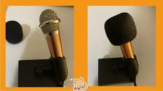 ASMR Mic Brushing and Scratching with and without foam cover.