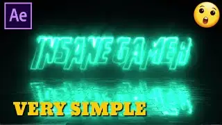 AFTER EFFECTS TUTORIAL: ELECTRIC NEON INTRO ANIMATION || VERY SIMPLE STEP BY STEP ||(SABER PLUGIN)