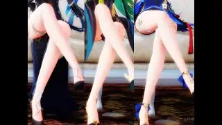 【Genshin MMD/原神MMD】xianyun/闲云  shenhe/申鹤  ganyu/甘雨