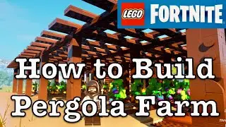 How to build a Pergola Farm in Lego Fortnite Survival / Speed Build